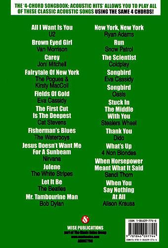 4-Chord Songbook Acoustic Hits